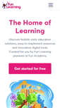 Mobile Screenshot of funlearning.com