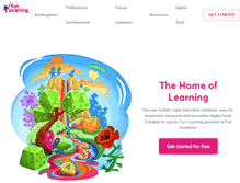 Tablet Screenshot of funlearning.com
